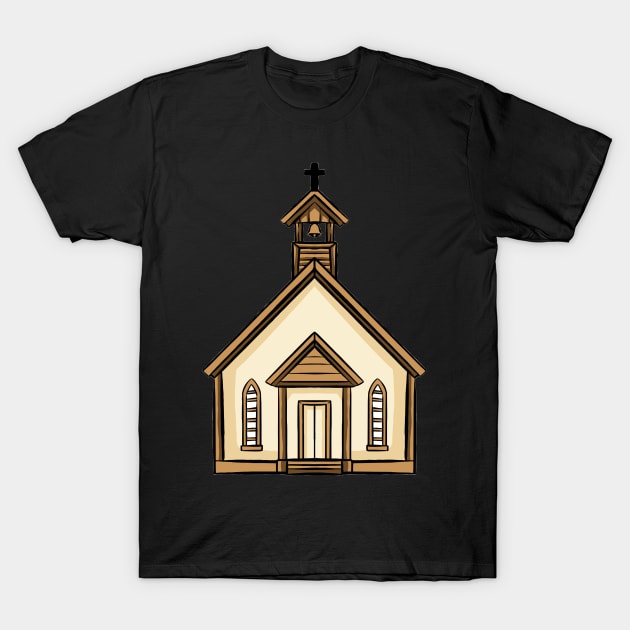 Love Church T-Shirt by fromherotozero